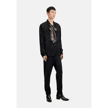 Floral Jacquard Shirt | Men | Black