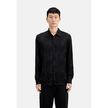 Floral Jacquard Shirt | Men | Black