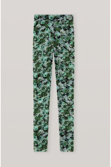 Floral Mesh Leggings | Kelly Green