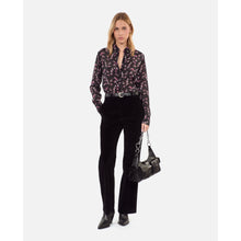 Floral Print Shirt | Women | Black