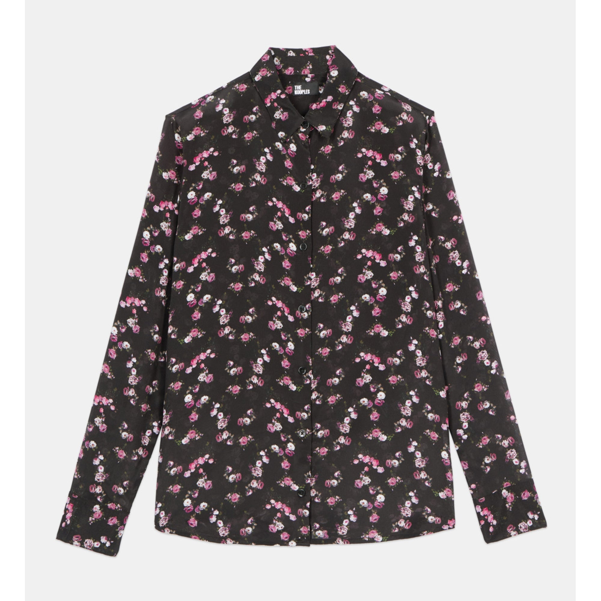 Floral Print Shirt | Women | Black