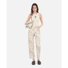 Floral Printed Boyfriend Jeans | Women | Ecru