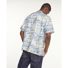 Flowing Shirt With Hawaiian Print | Men | Blue