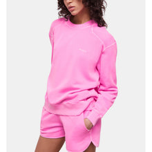 Fluorescent Sweatshirt With Logo | Women | Fluo Pink