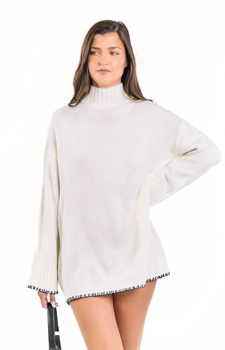 Flynn Sweater Dress | Cream