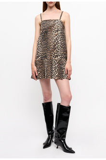 Foil Dress | Leopard