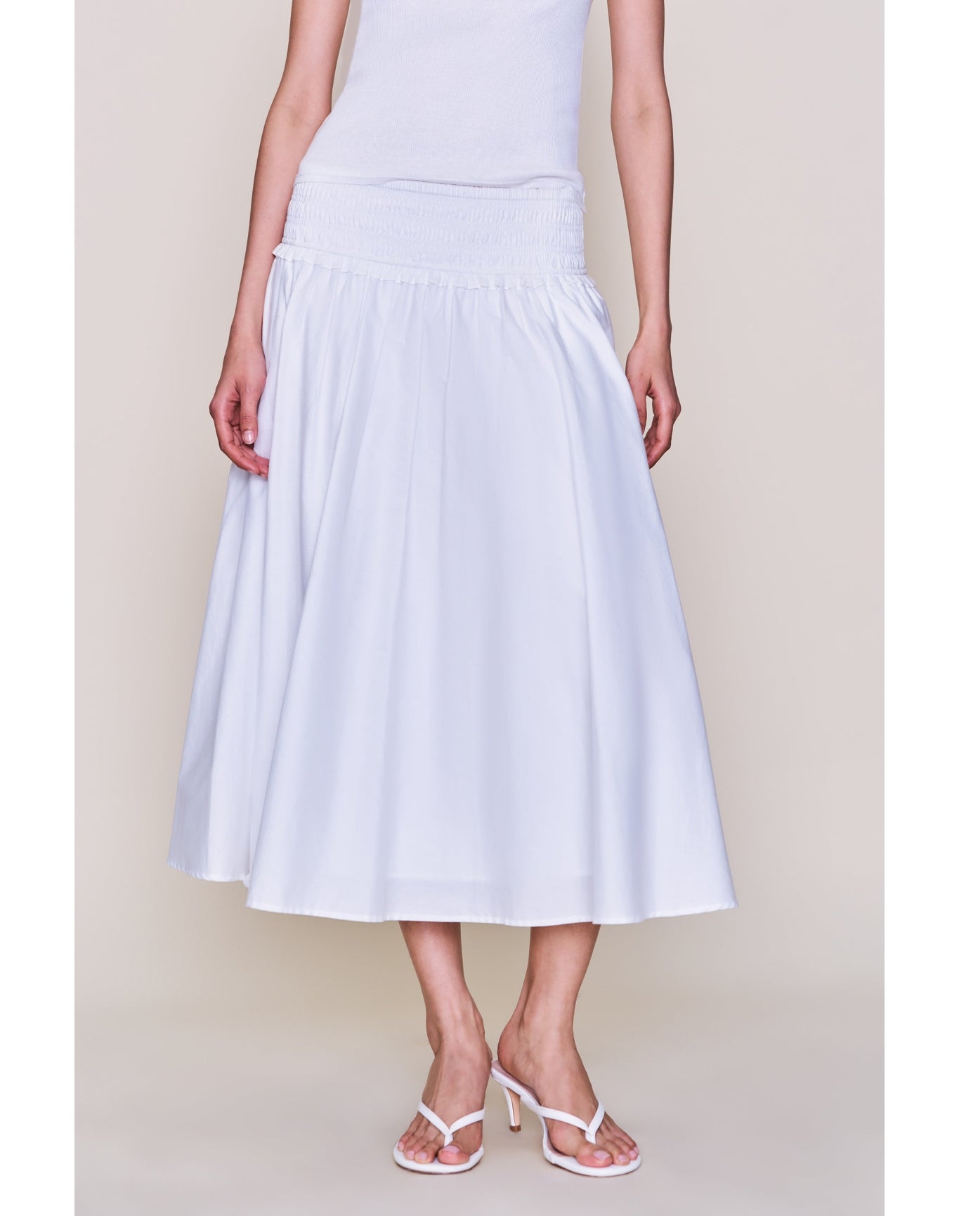 Fontana Skirt | White