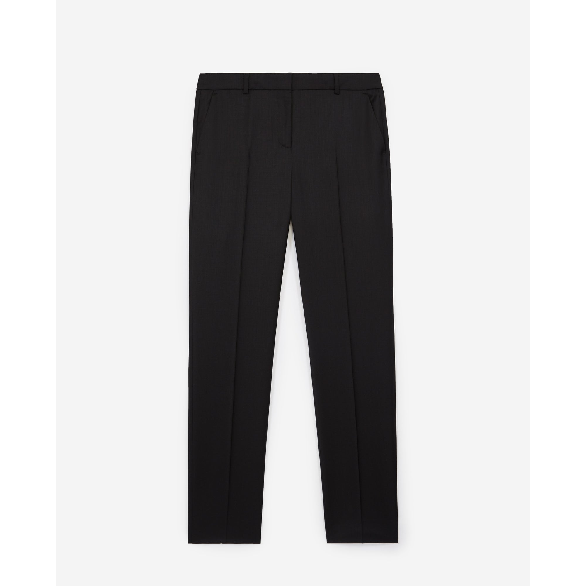 Formal Flowing Pants In Wool | Women | Black