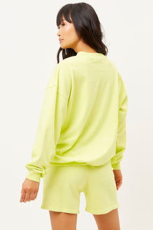 Bennie Lemonade Oversized Crewneck Sweatshirt