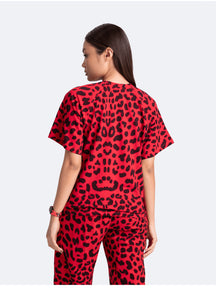 Free Flow T-Shirt | Red Leo