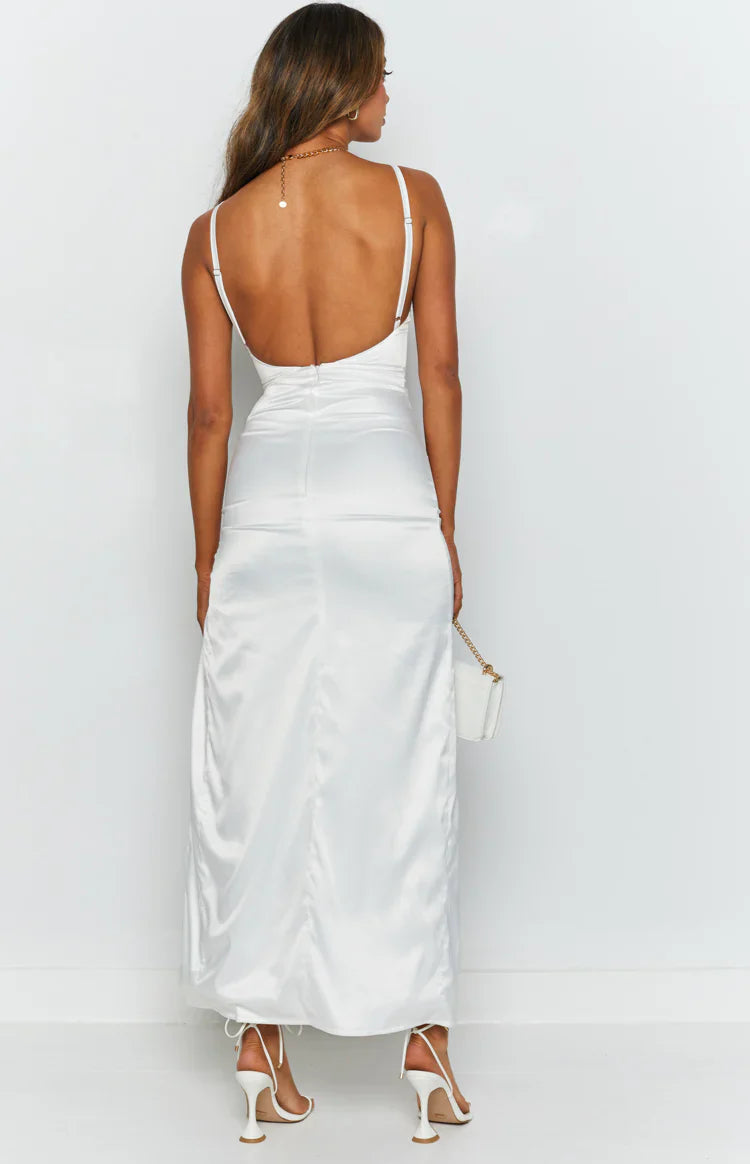 Freesia Formal Dress | White