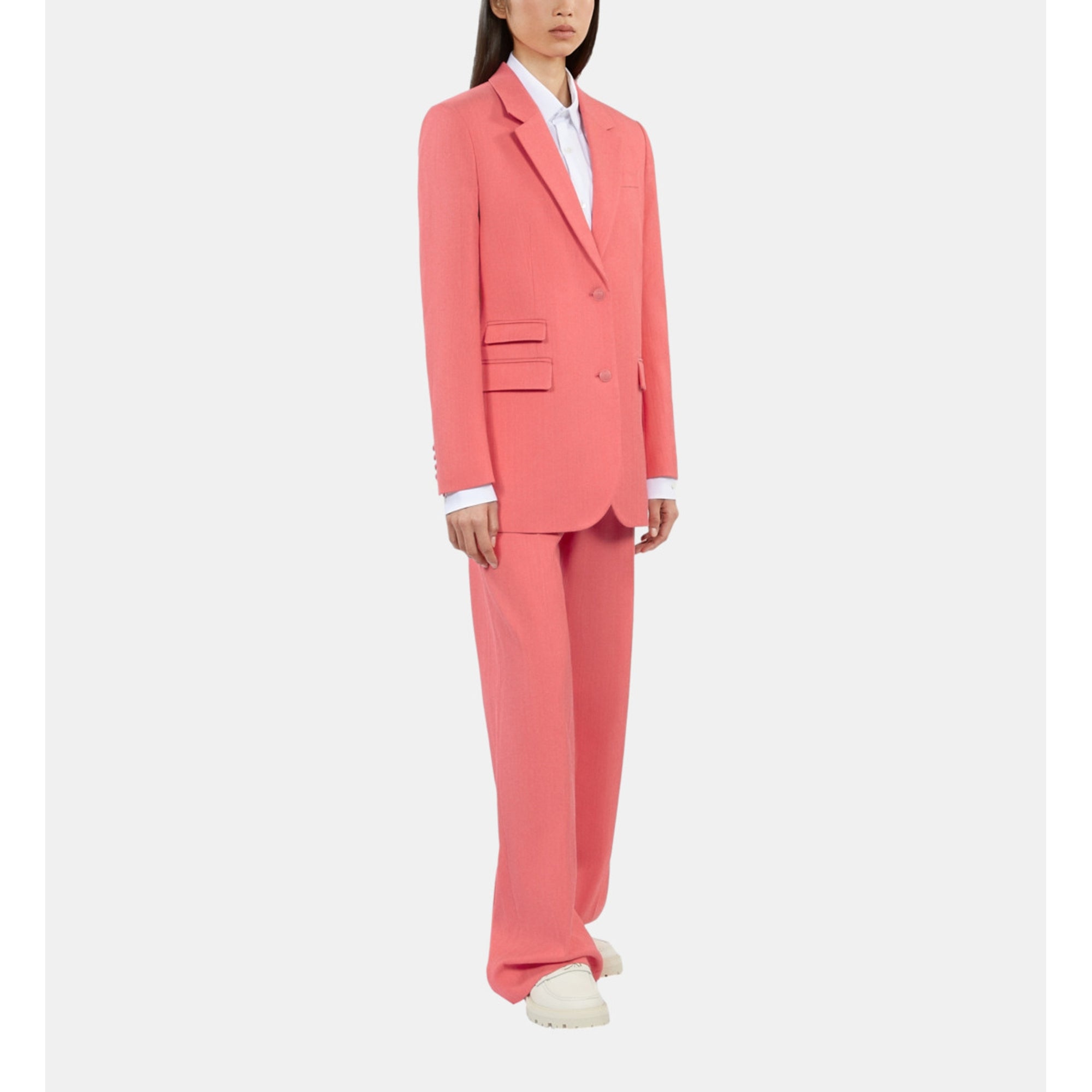 Fuchsia Suit Jacket | Women | Retro Pink