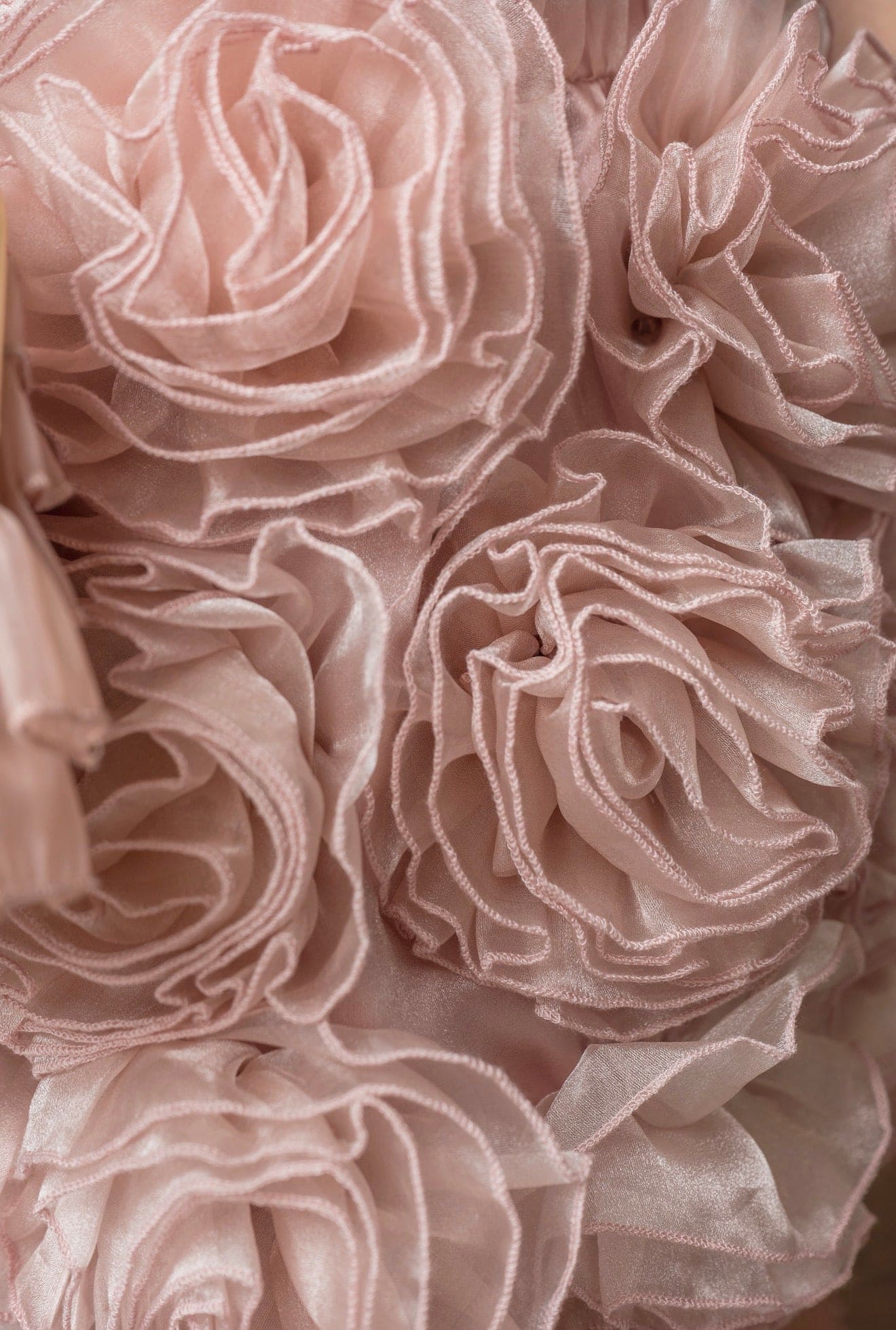 Girl | Vivian Organza Skirt | Dusty Pink