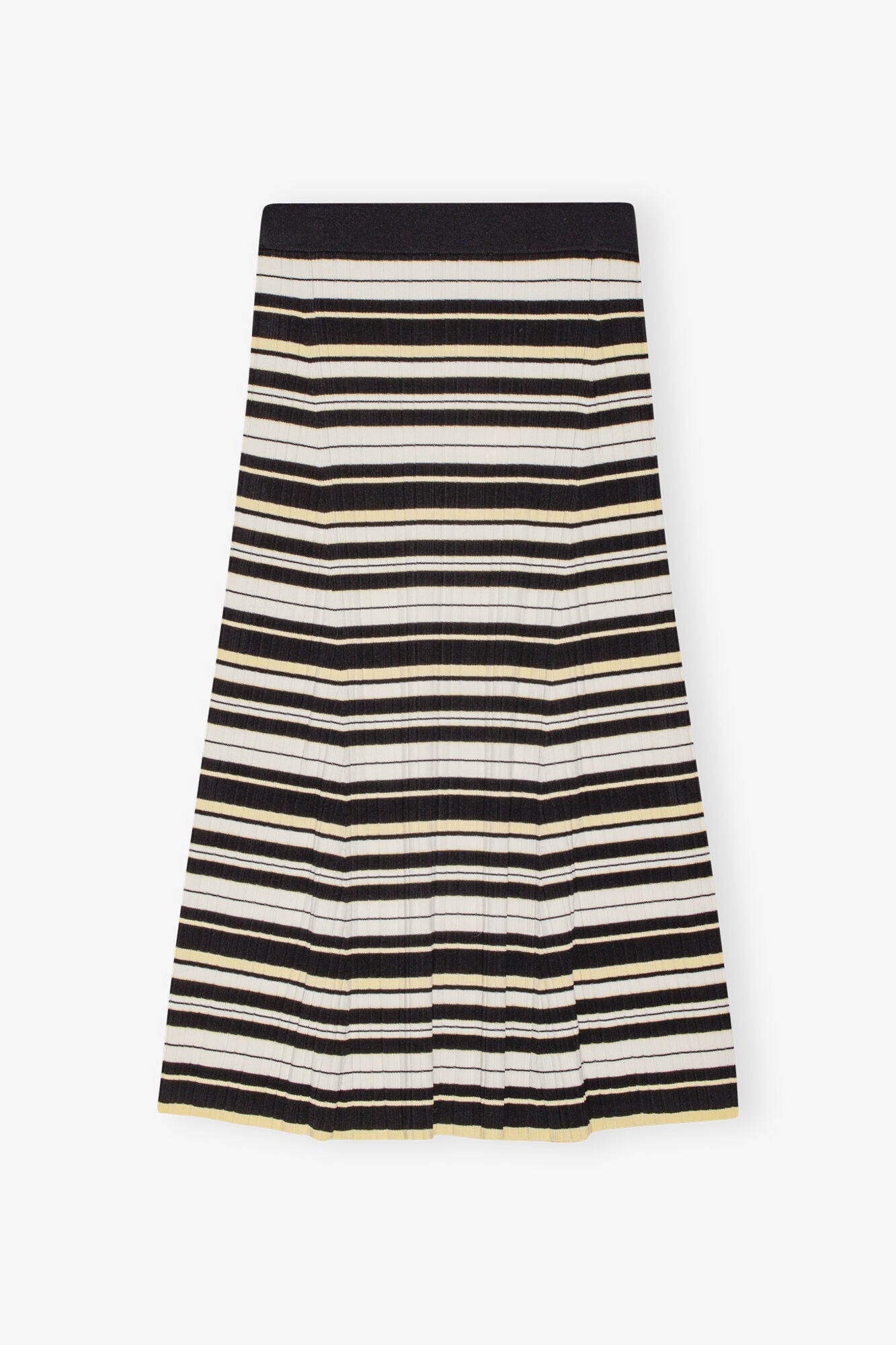 Future Striped Rib Long Skirt | Multicolour