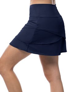 Scallop Skort-short | Midnight