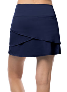 Scallop Skort-short | Midnight
