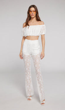Jocia Lace Top | White