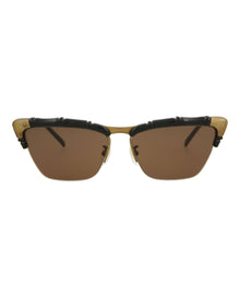 Gucci Cat Eye Injection Sunglasses | Black