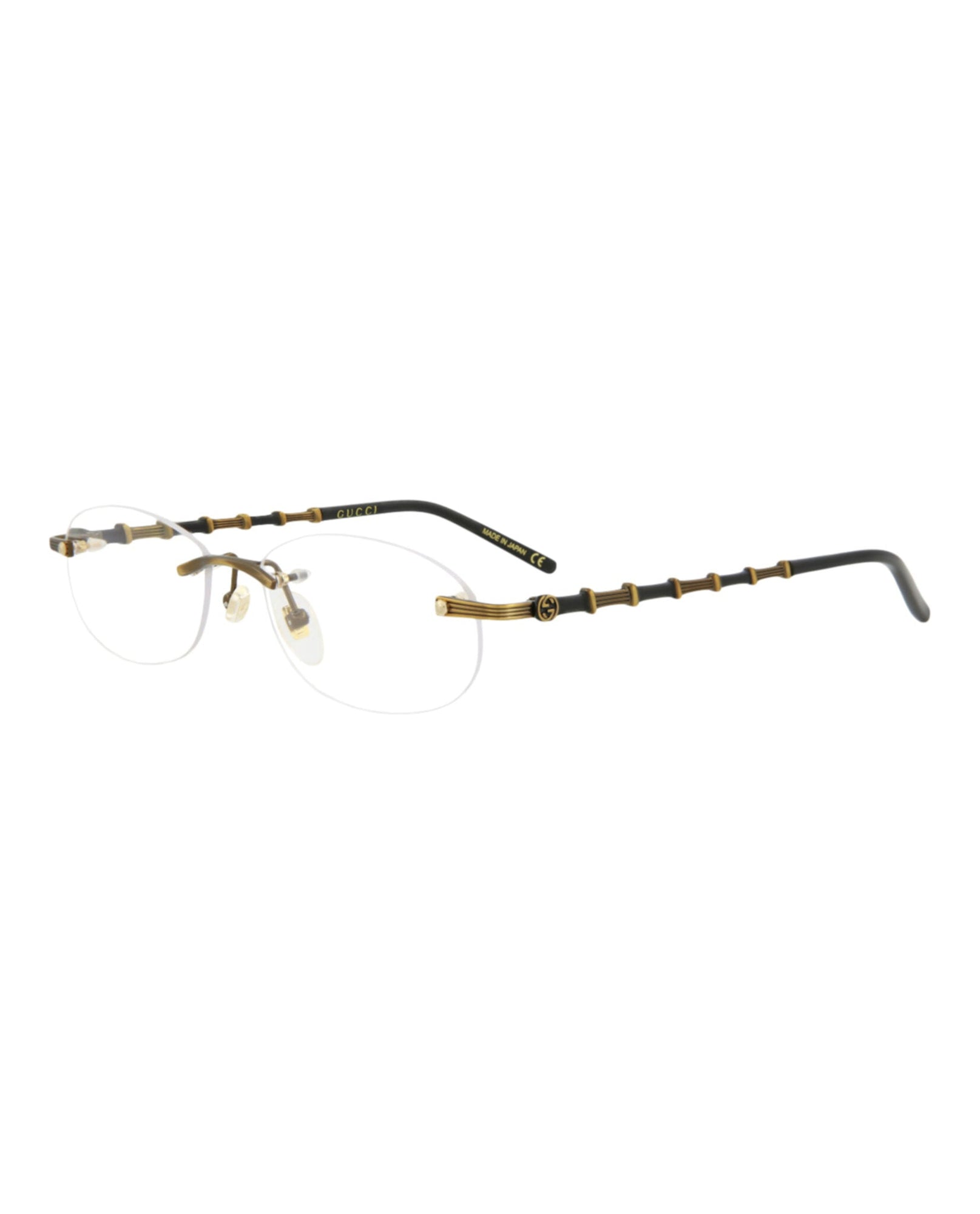 Gucci Round Metal Optical Frames | Gold