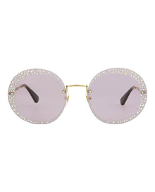 Gucci Round Metal Sunglasses | Gold