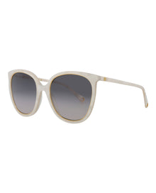 Gucci Round Acetate Sunglasses | White