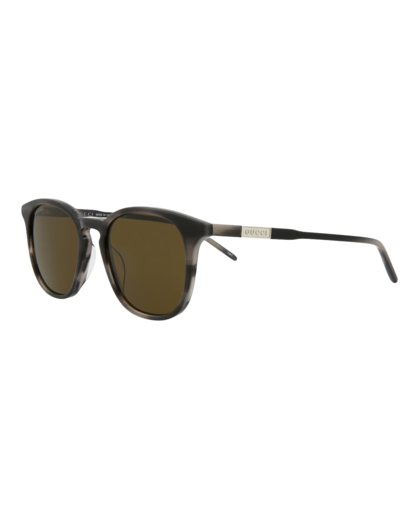 Gucci Round/Oval Acetate Sunglasses | Grey