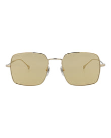 Gucci Square Metal Sunglasses | Gold