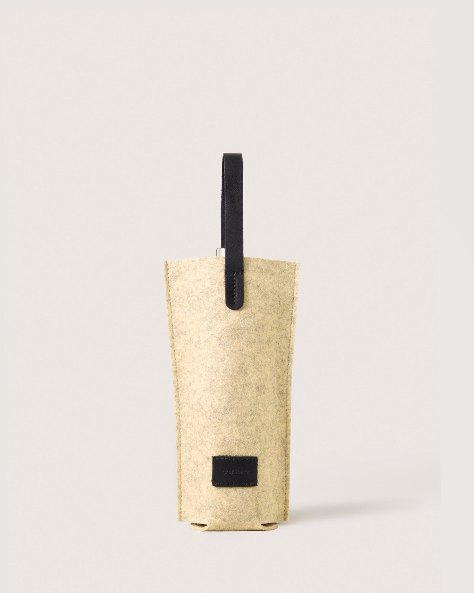 Hana Merino Wool Bottle Bag | Champagne