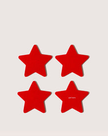 4 Pack Solid | Merino Wool All-Star Coaster | Red