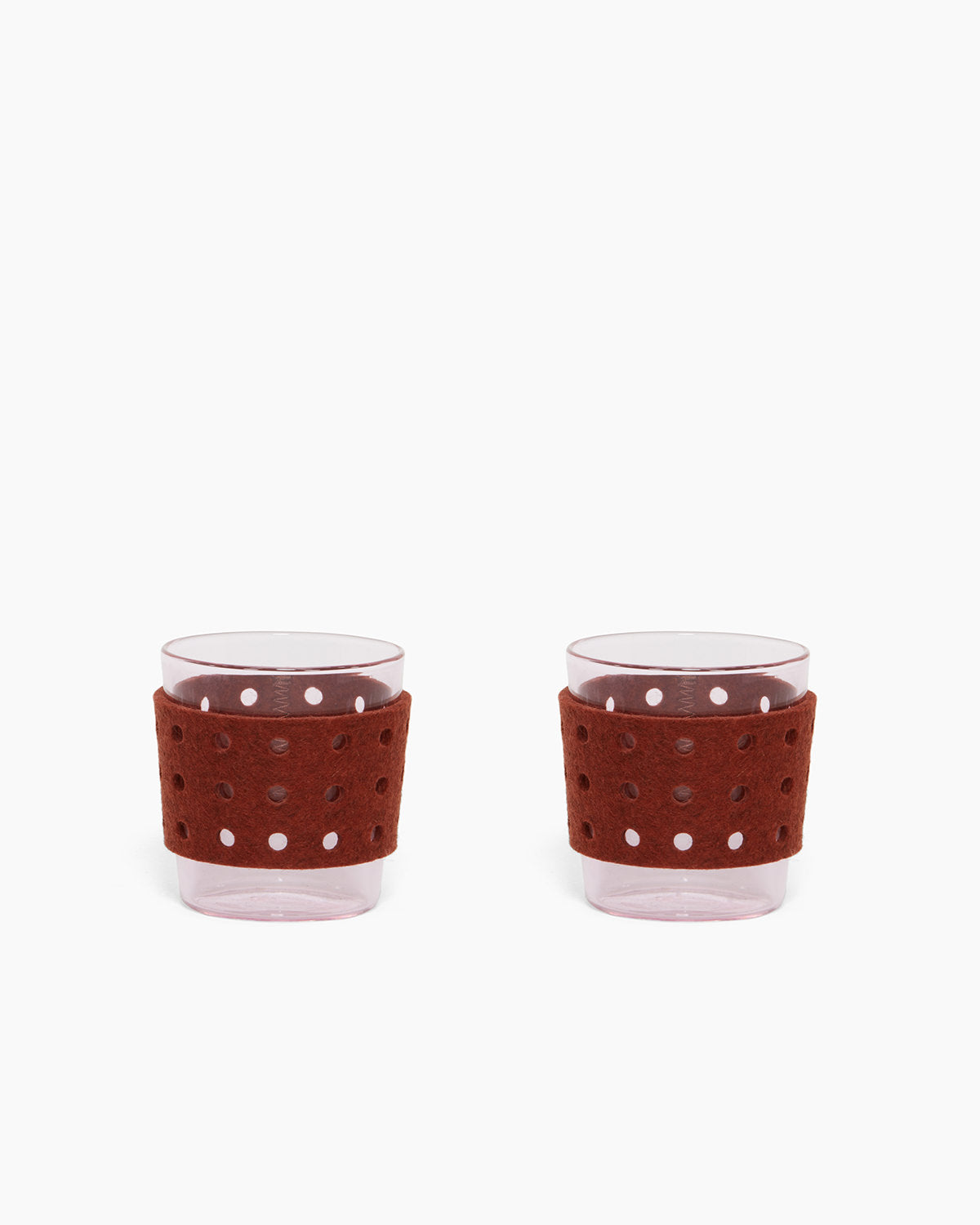 Small | 2 Pack | Glas Merino Wool Perforated Sleeve | Mahogany