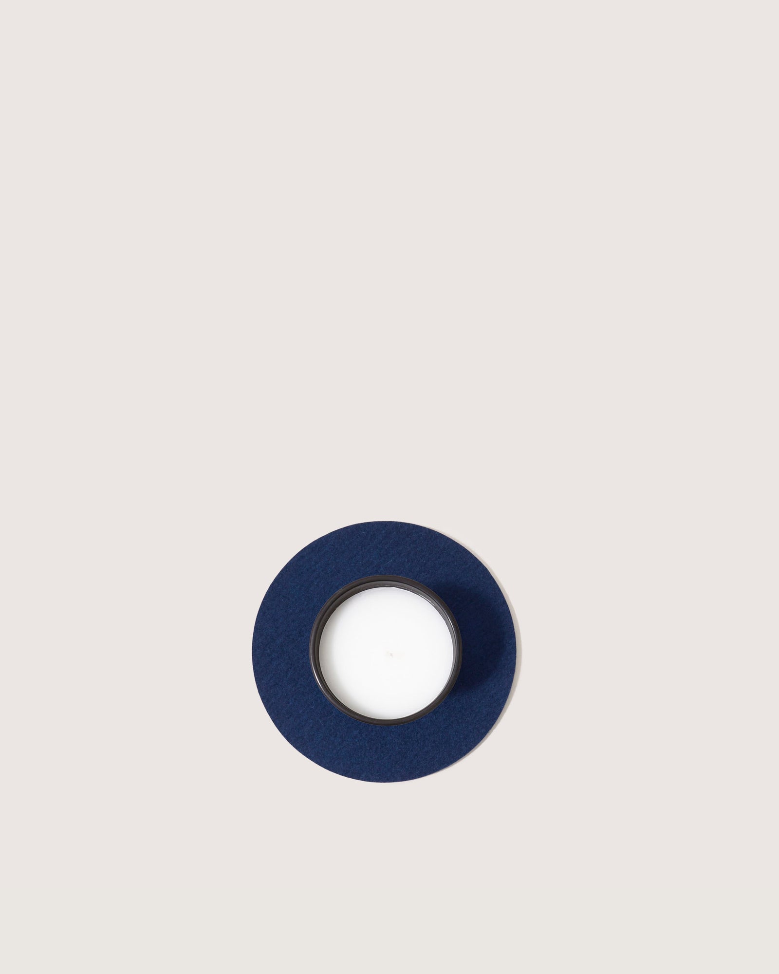 Merino Wool 8" Round Trivet | Marine