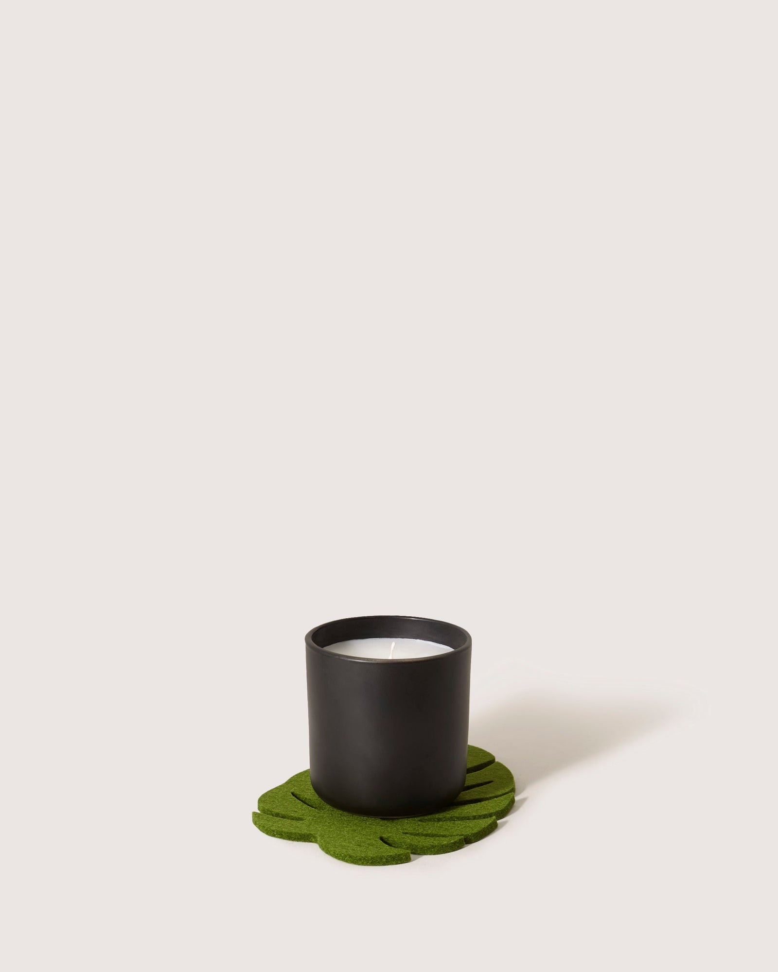 Small | Merino Wool Monstera Trivet | Loden Green
