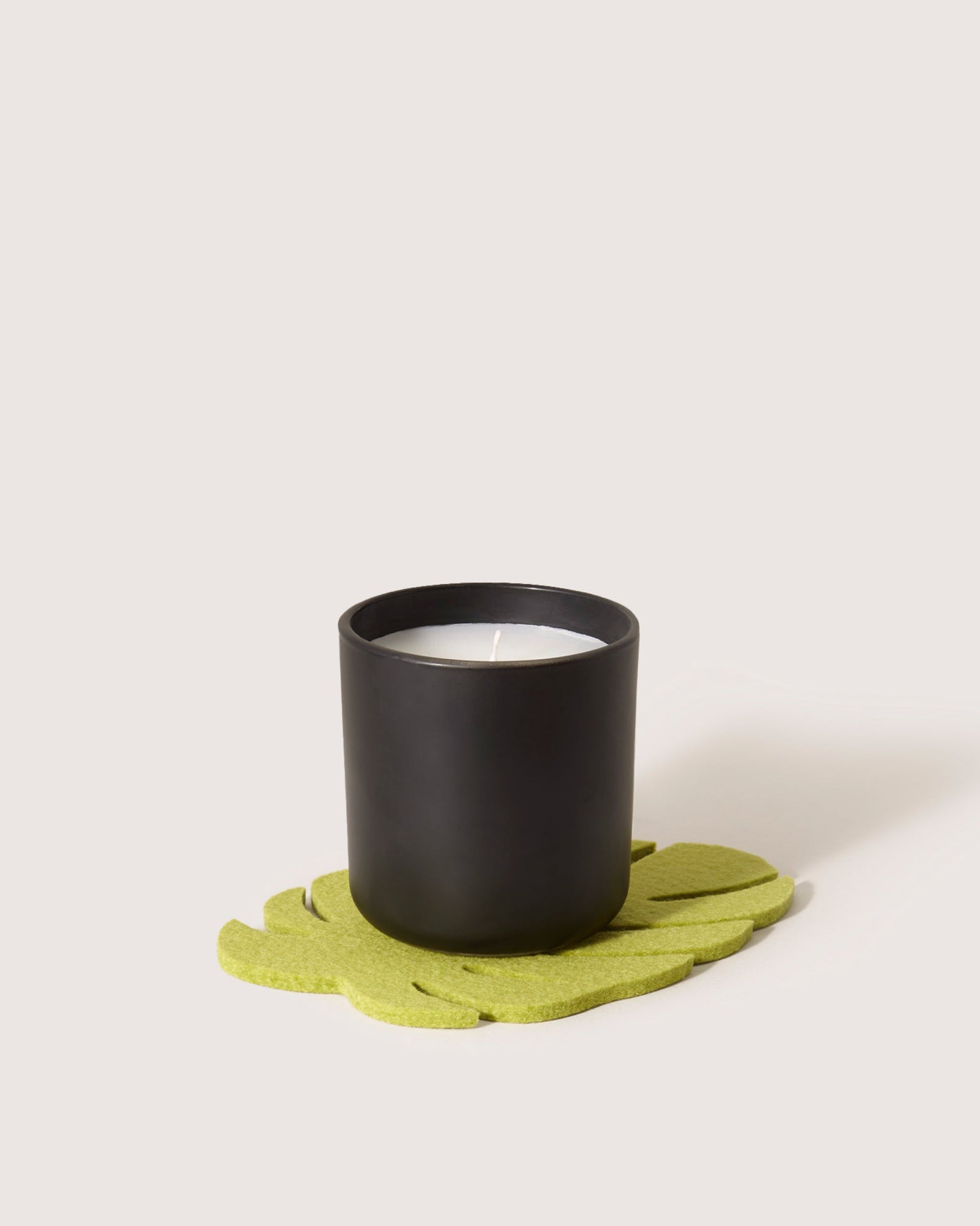 Small | Merino Wool Monstera Trivet | Pistachio