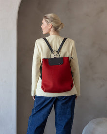 Bedford Merino Wool Backpack | Cherry