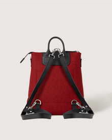 Bedford Merino Wool Midi Backpack | Cherry