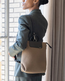 Bedford Merino Wool Midi Backpack | Cumin