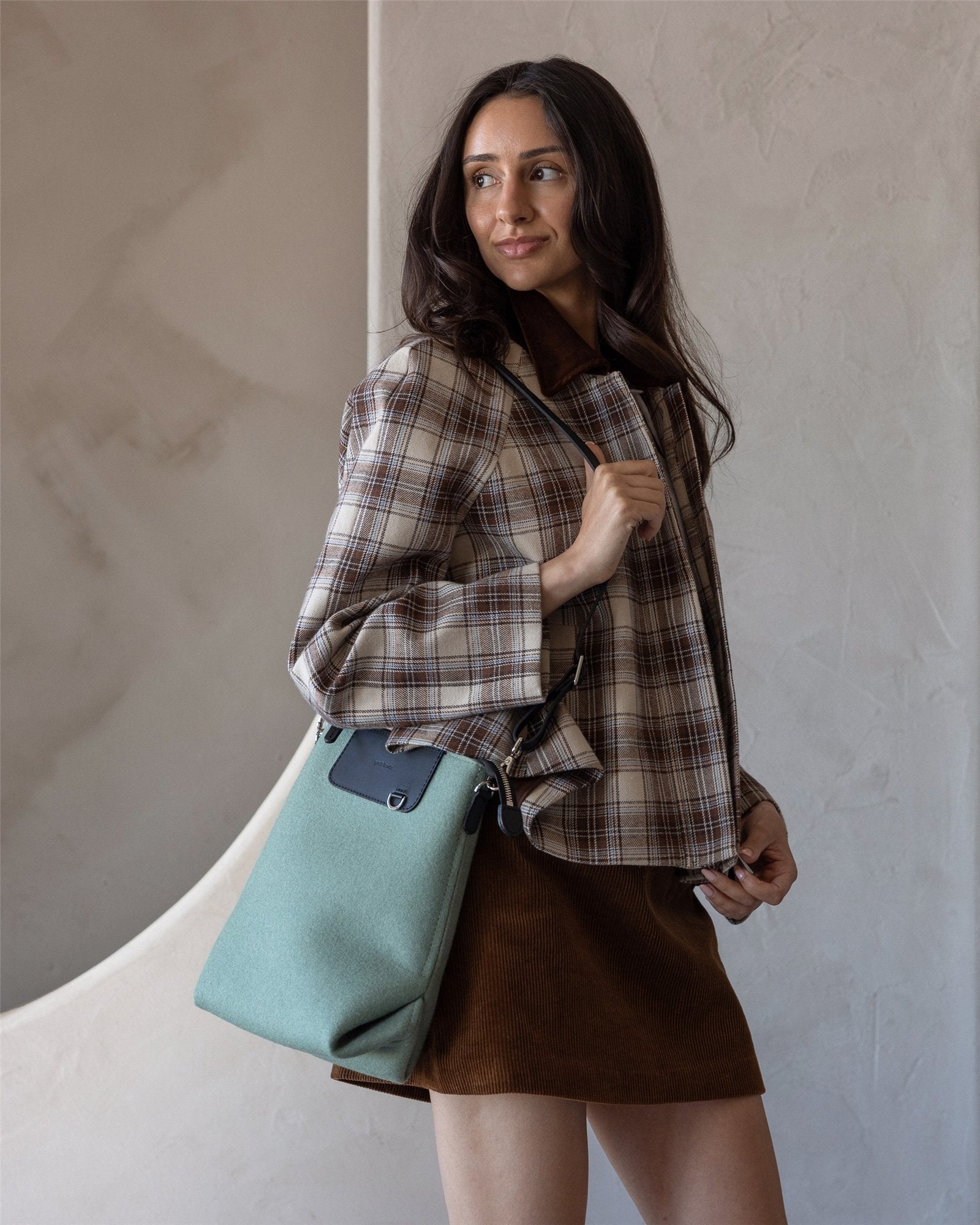 Bedford Merino Wool Midi Backpack | Spruce