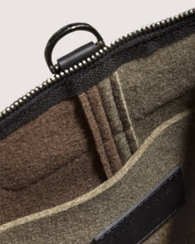 Bedford Merino Wool Midi Colorblock Backpack | Cumin x Clay