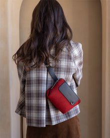 Bedford Merino Wool Belt Bag | Cherry