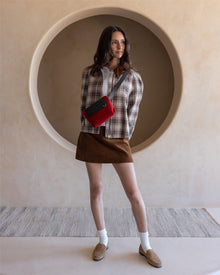 Bedford Merino Wool Belt Bag | Cherry