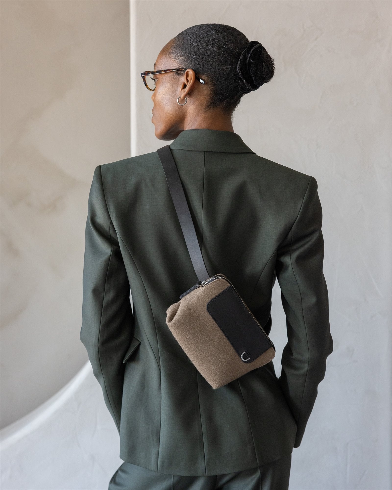 Bedford Merino Wool Belt Bag | Cumin