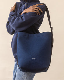 Campus Merino Wool Tote | Marine
