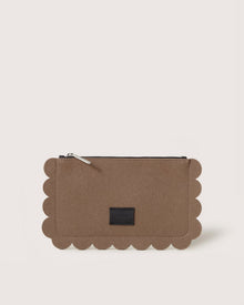 Deco Edge Merino Wool Pouch | Cumin