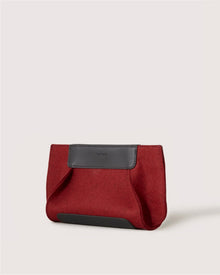 Frankie Merino Wool Clutch | Cherry