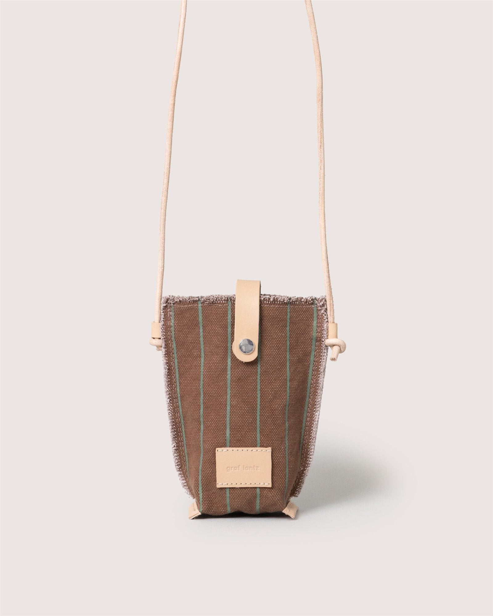 Hana Canvas Phone Crossbody | Sea Clay
