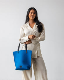 Holiday Hana Merino Wool Tote | Cobalt Blue
