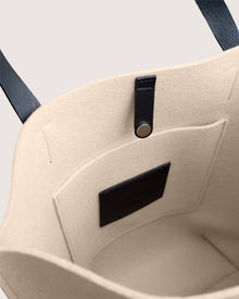 Holiday Hana Merino Wool Tote | Feather x Black