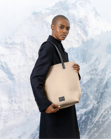 Holiday Hana Merino Wool Tote | Feather x Black