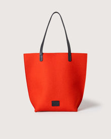 Holiday Hana Merino Wool Tote | Orange