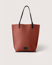 Holiday Hana Merino Wool Tote | Terracotta x Black